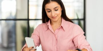 Woman learning how to open a Certificate of Deposit (CD).